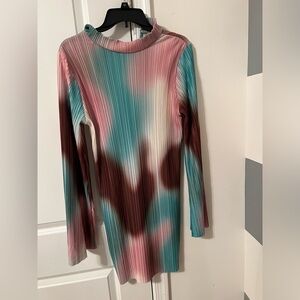 Boohoo multicolored dress